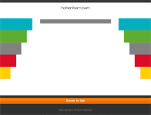 Tablet Screenshot of hohenhorn.com